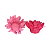 Forminha p/ Doces Melissa Mix 02 Tons Rosa 50Un - Imagem 3
