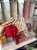 Guirlanda Mini Globo Colmeia De Papel 8cm Vermelho 6Un - Imagem 2
