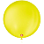 Balão 5 polegadas Redondo Amarelo Citrino 50 un. São Roque - Imagem 1
