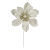 Magnolia Decorativa Natal Branca Camurça  62cm 1un - Imagem 1