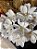 Magnolia Decorativa Natal Branca Camurça  62cm 1un - Imagem 2