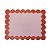 Jogo Americano Merry Christmas Day Vermelho 5Un - Imagem 1
