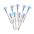 Palito Decorativo P/ Doces e Petiscos Furta Cor 10cm 12Un - Imagem 1