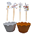 Kit Cupcake Coelho Páscoa Saia e Topper 12Un - Imagem 3