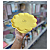 Bandeja Flower G flor com pé 1un Amarelo Butter Só Boleiras - Imagem 3