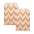 Saquinho De Papel Chevron Salmão 20Un - Imagem 1