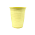 Copo Descartável BioDegradável 200ml Amarelo Candy 50Un - Imagem 1