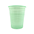 Copo Descartável BioDegradável 200ml Verde Candy 50Un - Imagem 1