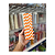 Canudos de Papel Listrado Laranja 20Uni - Imagem 2