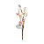 Galho Decorativo Páscoa C/ Ovinhos Coloridos 28cm 1Un - Imagem 1