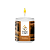 Vela Perfumada Chocolate com Canela 90G 1Un - Imagem 1