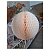Globo Colmeia de papel tamanho GG 35cm - Baunilha 1Un - Imagem 2