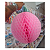 Globo Colmeia de papel tamanho GG 35cm Rosa Tutti Frutti 1Un - Imagem 2