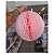 Globo Colmeia de papel tamanho GG 35cm -Rosa Iogurte 1Un - Imagem 2