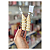 Mini Chapeuzinho Pompom Vichy Caramelo 10Un - Imagem 2