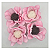 Forminha P/ Doces Flavia Rosa 20Un - Imagem 2