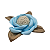 Forminha P/ Doces Camelia Azul Bebe 24Un - Imagem 1