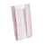Saquinho de Papel C/ Visor P/ Doces Cliff Rosa 8x14cm 10Un - Imagem 1