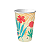 Copo Papel Tropical Pool Party 180Ml 8Un - Imagem 1