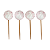 Topo Para Doces e Cupcake Cisne Rosa 10Un - Imagem 1