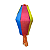 Enfeite Decorativo 3D Balão EVA Festa Junina Arraiá 50cm 1Un - Imagem 1