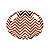 Prato Papel Zig Zag Bronze 18cm 10Un - Imagem 2
