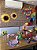 Enfeite de Papel Girassol 3D Colmeia 35cm 1Un - Imagem 3