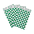 Saquinho de Papel Xadrez Verde 14x8cm 50Un Festa Junina - Imagem 1