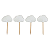 Topper P/ Doces e Cupcakes Nuvem Branca Chuva de Amor 12Un - Imagem 1