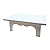 Mesinha Decorativa Branco 20x14cm 1Un - Imagem 1