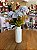 Vaso Decorativo Glam Branco 15cm 1Un - Imagem 4