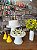 Vaso Decorativo Glam Branco 15cm 1Un - Imagem 3