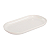 Bandeja Oval Branca 22x13cm 1Un - Imagem 1