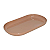 Bandeja Oval Caramelo 22x13cm 1Un - Imagem 1