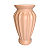 Vaso Decorativo Imperial Caramelo 24cm - Imagem 1