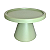 Boleira Cone Verde Eucalipto 21x13,5cm 1Un - Imagem 1