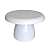 Boleira Cogumelo Grande Branco 24x15cm 1Un - Imagem 1