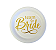 Prato de Papel Team Bride Metalizado Dourado 18cm 8Un - Imagem 1