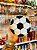 Prato Papel Bola de Futebol 18cm 8Un - Imagem 2