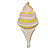 Balão Metalizado Ice Cream Candy Sorvete Rosa 23,5x47cm 1Un - Imagem 1
