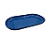 Bandeja Oval Azul Royal  22x13cm 1Un - Imagem 1