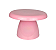 Boleira Cogumelo Grande Rosa Bebê 24x15cm 1Un - Imagem 1