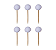 Topper Pompom (6 und) - Branco - Imagem 2