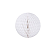 Globo Colmeia De Papel Tamanho P 11cm Branco 1Un - Imagem 1