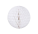 Globo Colmeia de papel tamanho M 17cm Branco 1un - Imagem 1