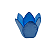 Forminha P/ Doces Tulipa Azul Claro 30Un - Imagem 1