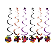 Enfeite Decorativo Halloween Espiral Colorido - Imagem 1