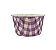 Forminhas para Cupcake Plissadas Xadrez Vichy Lilas 20Un - Imagem 1