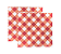 Guardanapo de Papel Xadrez Vichy Vermelho 33x32cm 20Un - Imagem 1