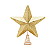 Enfeite Decorativo Estrela Ponteira Árvore Natal 36cm 1Un - Imagem 1